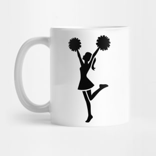 Cheerleader Silhouette Mug